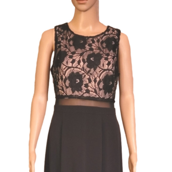 ENFOCUS STUDIO ankle length black & cream dress. Size 12. EXCELLENT CONDITION! - Picture 4 of 5